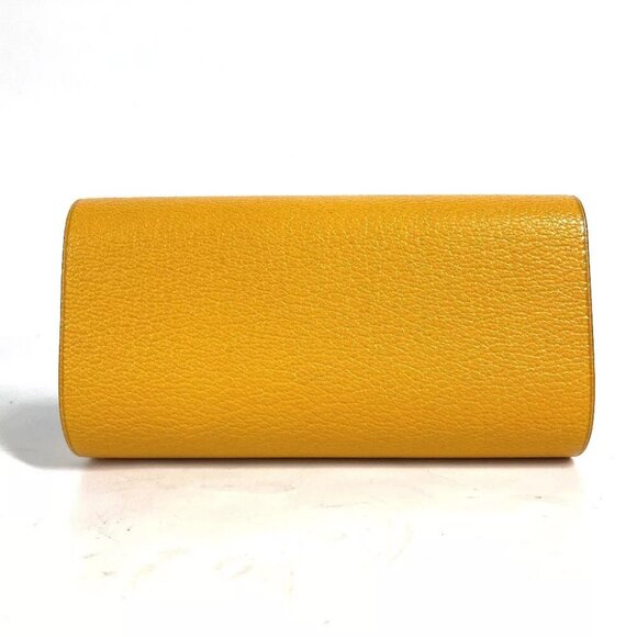 HERMES Roll Note Caillou Notepad stationery notebook Leather yellow - Picture 2 of 11